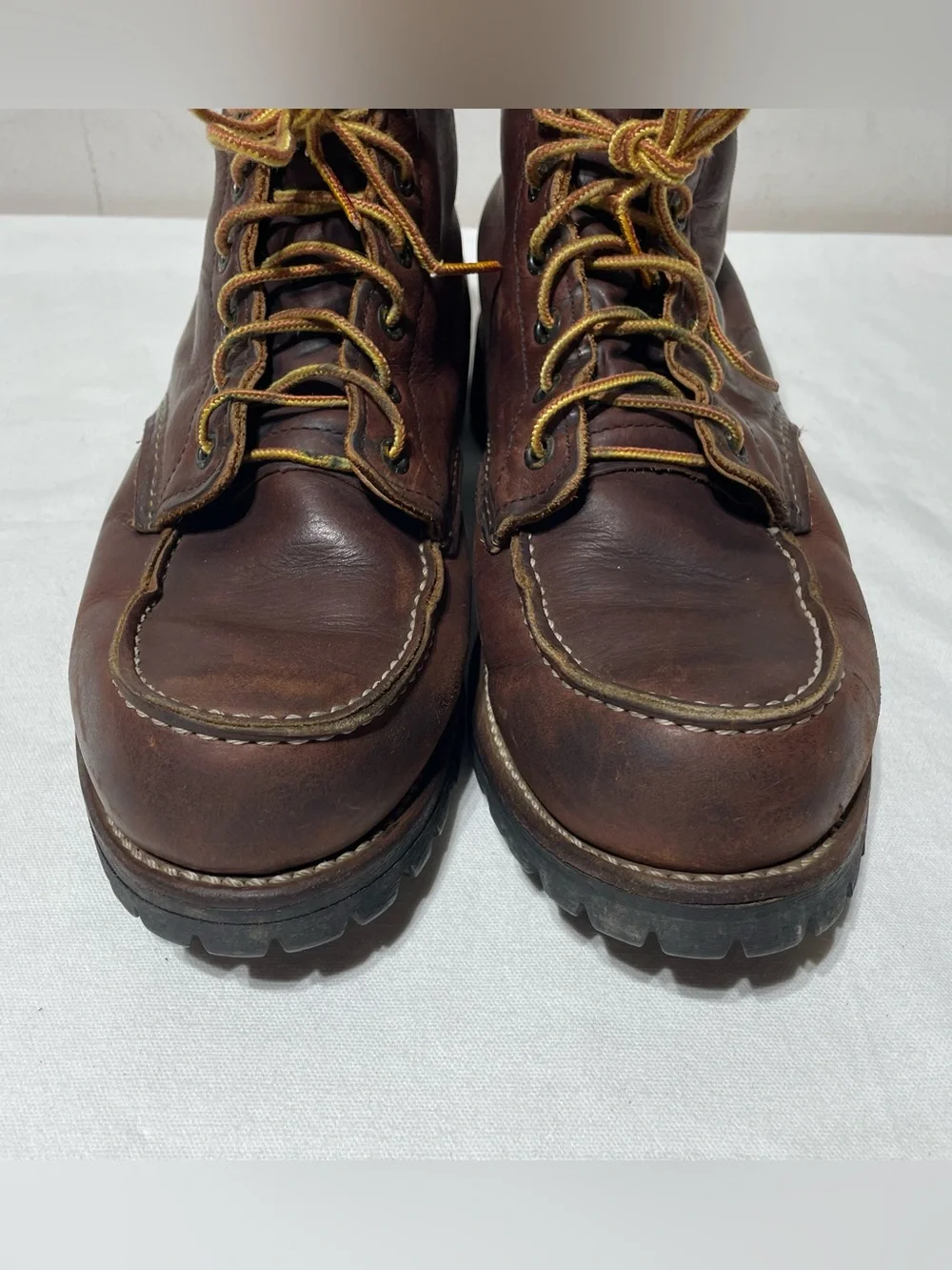 Red Wing 4183 Roughneck Moc Toe Boots Men’s 10D Briar Oil Slick USA 2007